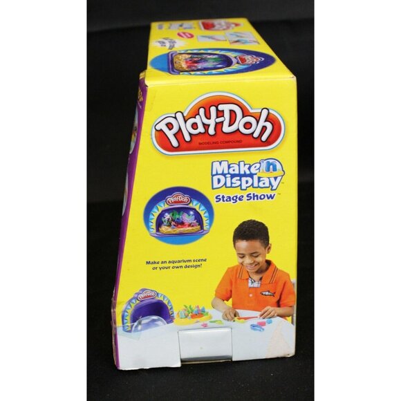 Play-Doh Make'n Display Stage Show Toy Light Up Aquarium Fish Tank Kid's Fun - Picture 2 of 6